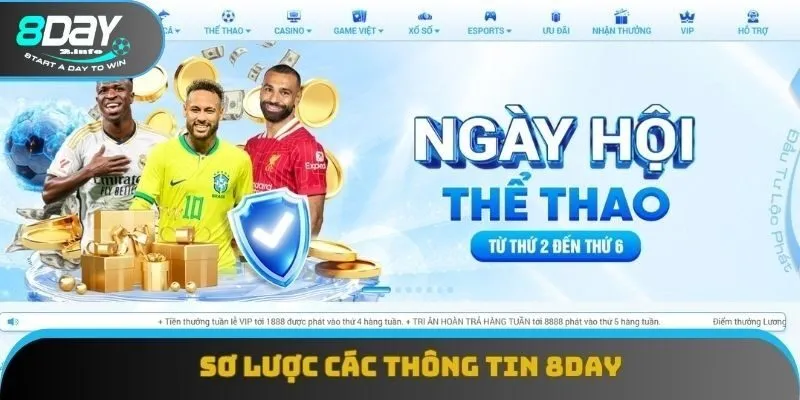 Sơ lược các thông tin được quan tâm tại 8Day