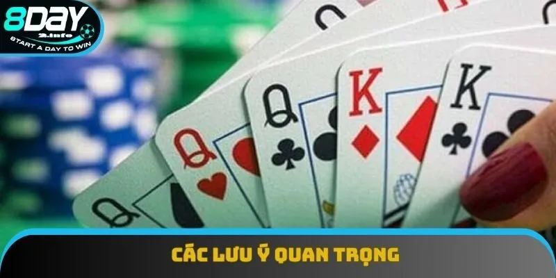 Các lưu ý quan trọng