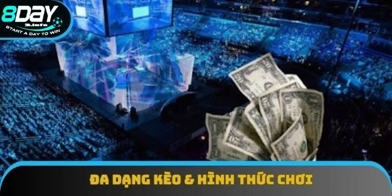 Thương hiệu mang đến đa dạng các kèo cùng hình thức chơi