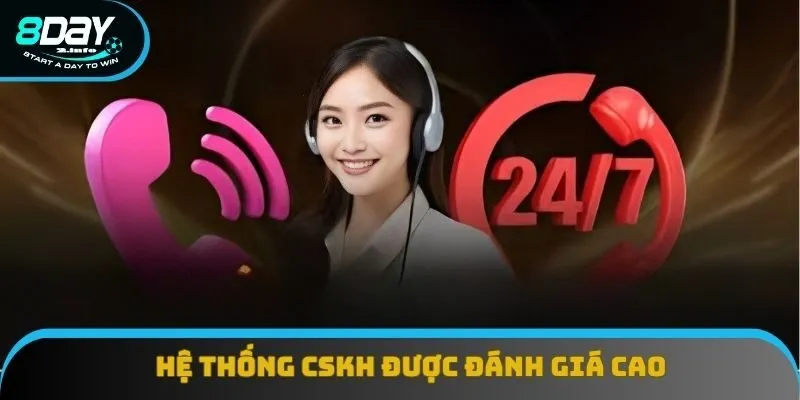 Dịch vụ hỗ trợ người chơi tại 8DAYi được đánh giá cao
