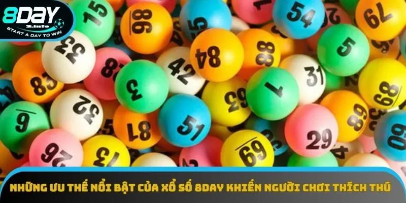 Những ưu thế nổi bật của xổ số 8day khiến người chơi thích thú