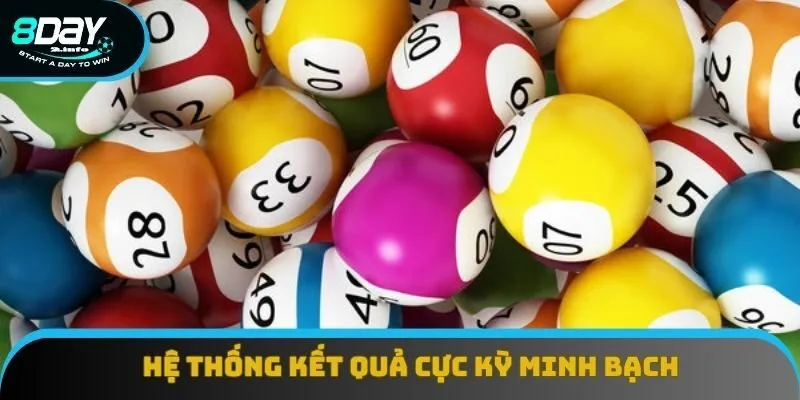 Hệ thống kết quả cực kỳ minh bạch
